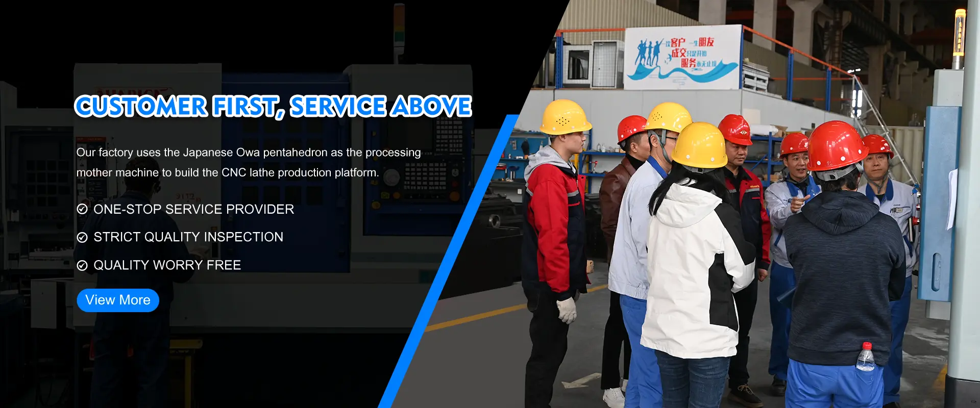 Eenstaps CNC-oplossingen